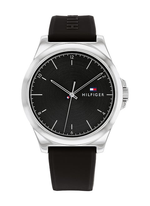 Men's Analog Round Shape Leather Wrist Watch 1710617 - 42 Mm