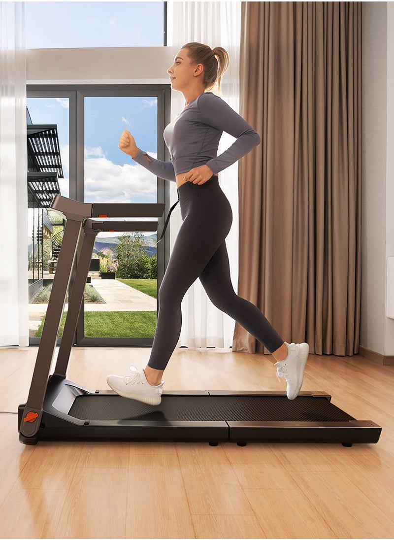 KINGSMITH - 1.0-14km/H Household Treadmill Foldable Small Walking Machine, LED Display, Foldable, One-Touch Knob Speed Adjustment - Image 1