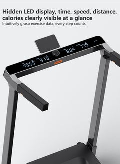 KINGSMITH 1.0-14km/H Household Treadmill Foldable Small Walking Machine, LED Display, Foldable, One-Touch Knob Speed Adjustment  - Image 5