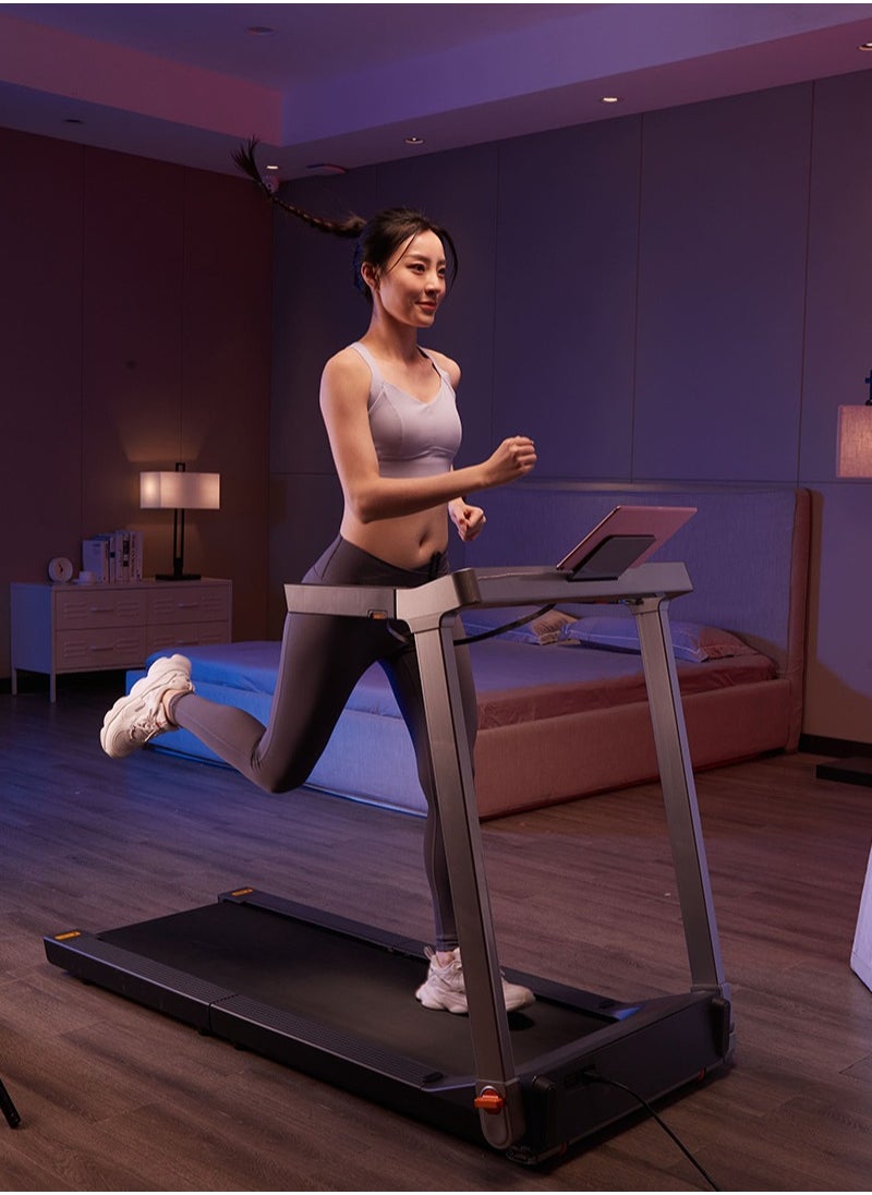 KINGSMITH - 1.0-14km/H Household Treadmill Foldable Small Walking Machine, LED Display, Foldable, One-Touch Knob Speed Adjustment - Image 1