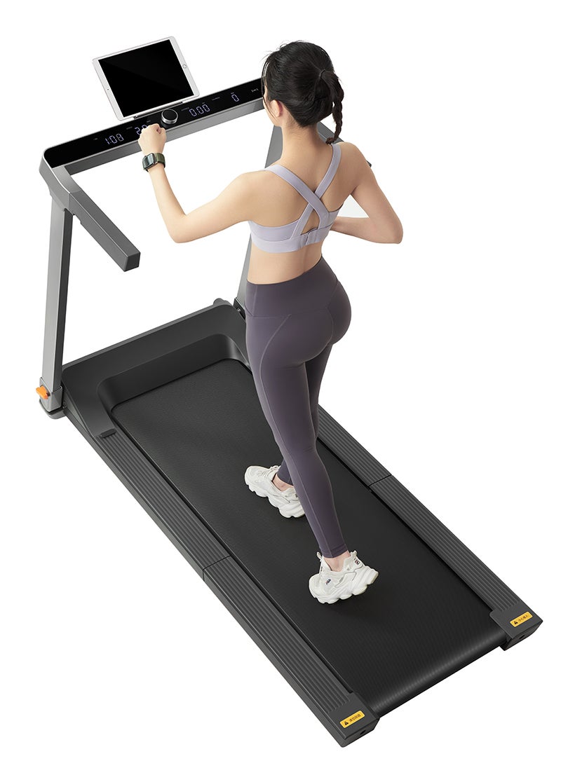 KINGSMITH - 1.0-14km/H Household Treadmill Foldable Small Walking Machine, LED Display, Foldable, One-Touch Knob Speed Adjustment - Image 1