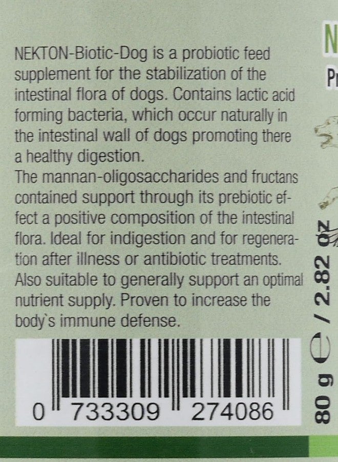 Nekton Biotic-Dog Probiotic Supplement for Dogs 80gm (2.8oz) - Image 4