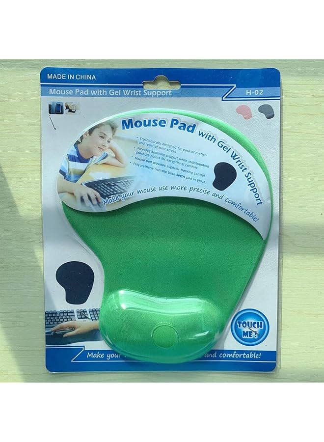erorex Mouse Pad With Gel Wrist Support For Computer Laptop And Gaming H 02 Green - Image 4