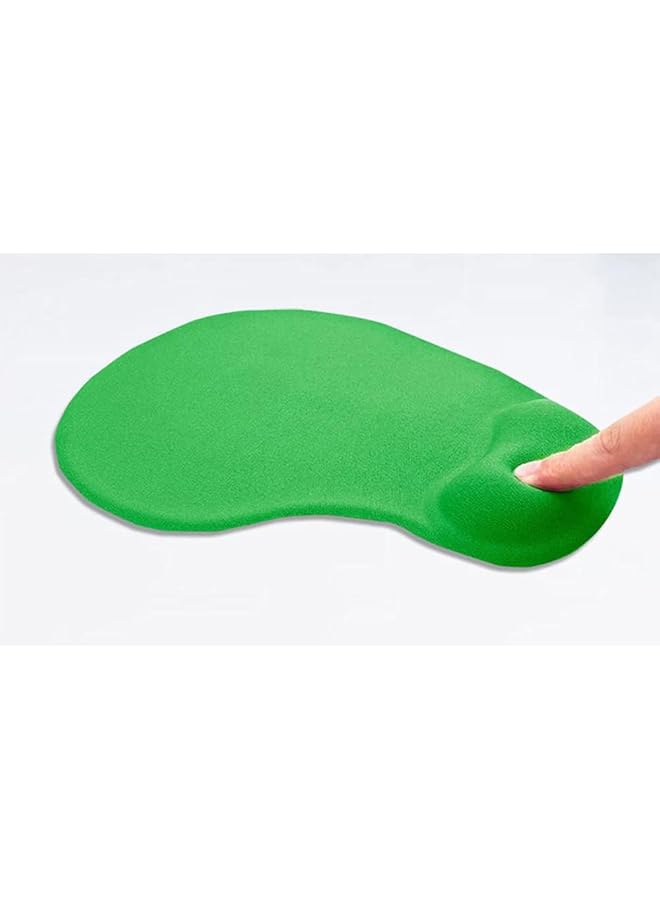 erorex Mouse Pad With Gel Wrist Support For Computer Laptop And Gaming H 02 Green - Image 2