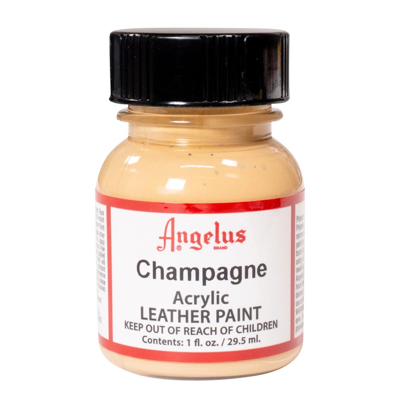 Angelus Acrylic Leather Paint, 1 oz, Champagne - Image 1