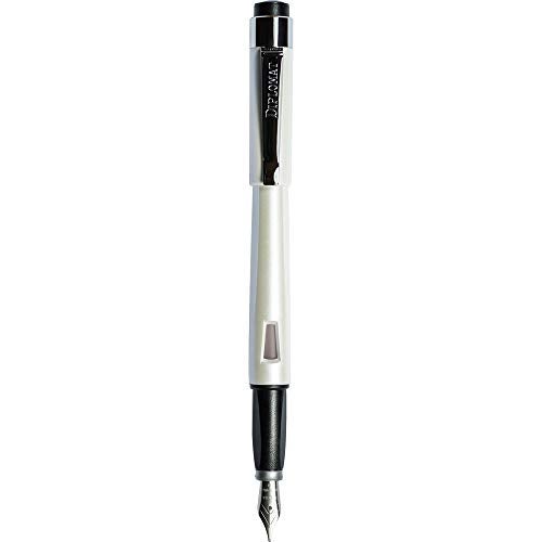 Diplomat Magnum Pearl White Fountain Pen (Fine) with Converter D40901023 - Image 1
