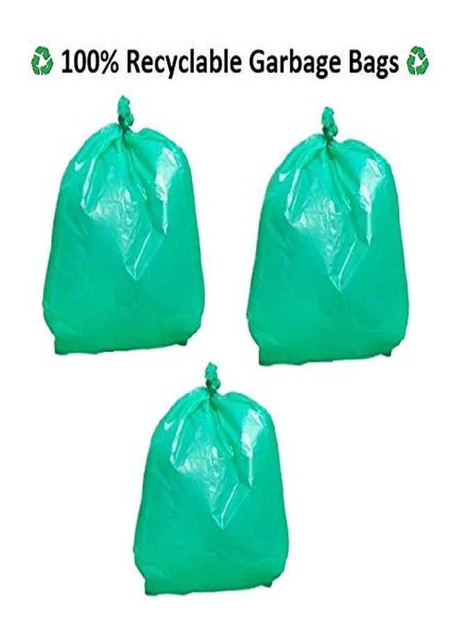 Clean India™ - 3 عبوات من أكياس القمامة متوسطة الحجم للنفايات الجافة والرطبة (90 قطعة) (أخضر) - Image 2