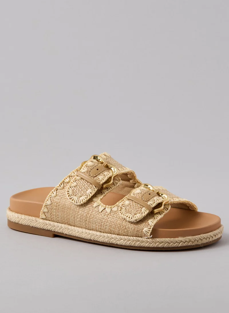 American Eagle AE Stitched Slide Sandal