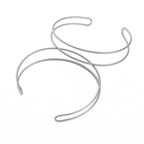 Bracelets Platinum Wire Jewelry Supplies Orra Stylish Dual Metal
