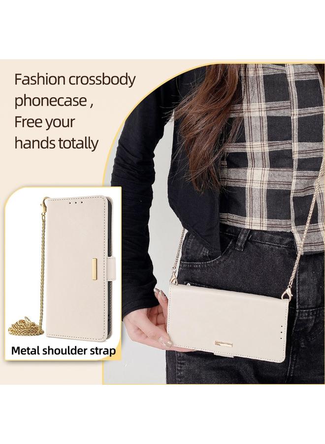 S-TOP Case For Samsung Galaxy S22 5G Crossbody Chain Leather Phone Case - Image 2