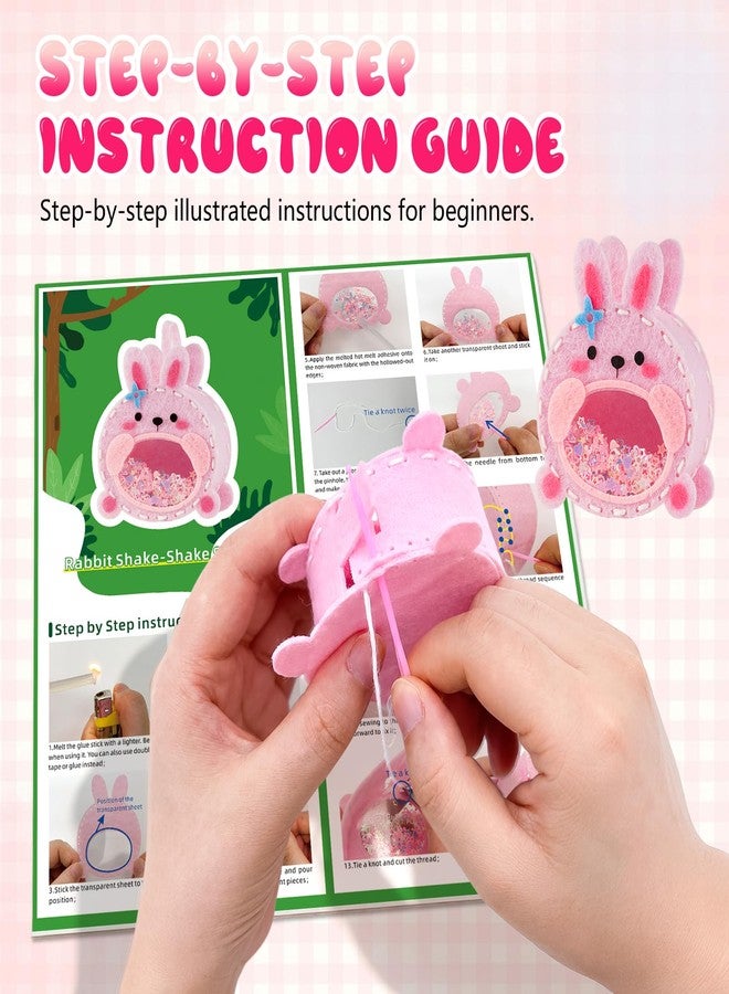 Gipony Sewing Kit for Kids Ages 6-12, Kids Sewing Kit with 6 DIY Forest Animal Craft Kits, Pre-Punched Felt & Instructions, Learn to Sew, Stitch Gifts for Girls, 6 & 7 Year Old Girl Birthday Gift - Image 4