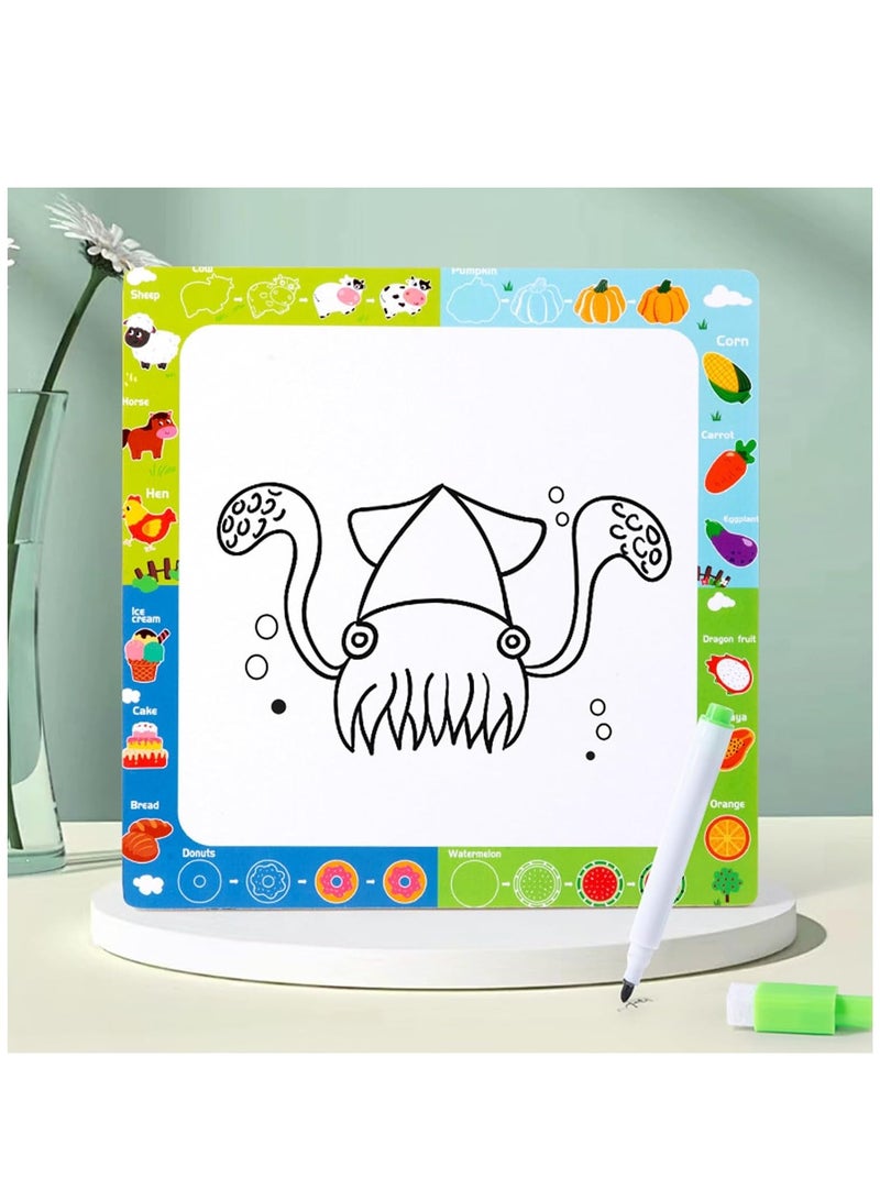 YelaJoy Wooden Puzzle Early Education Toy,Wooden Toys 3D Toddler Puzzles,Wooden Puzzles Gifts For Boy & Girls, Early Educational Learning Wooden Jigsaw Puzzle Set for 1 2 3 Year Old Boys Girls - Image 3