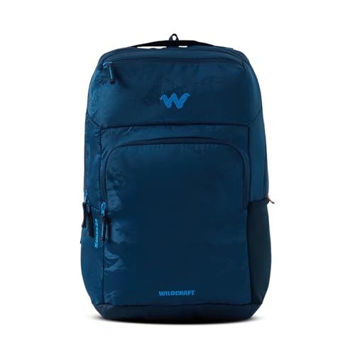 Wildcraft Kenzo 25 Water Resistant Backpack for Men & Women - Blue | Unisex Backpack for Office Use & Travel | Waterproof Laptop Backpack - Image 1