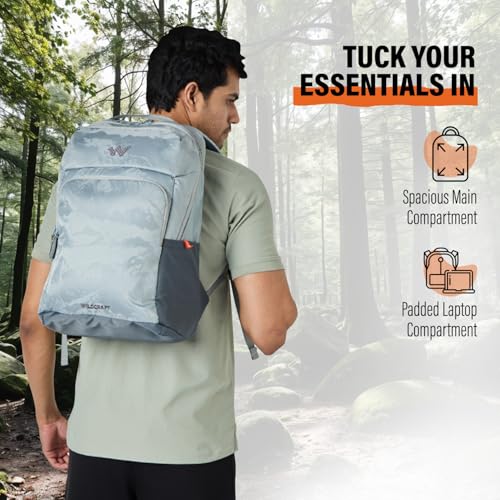 Wildcraft Kenzo 25 Water Resistant Backpack for Men & Women - Blue | Unisex Backpack for Office Use & Travel | Waterproof Laptop Backpack - Image 3