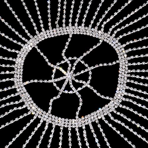 STONEFANS Tassel Rhinestone Cap Headpiece Flapper Crystal Head Chain Jewelry Belly Dance Wedding 1920s Hair Accessories for Women - Image 2