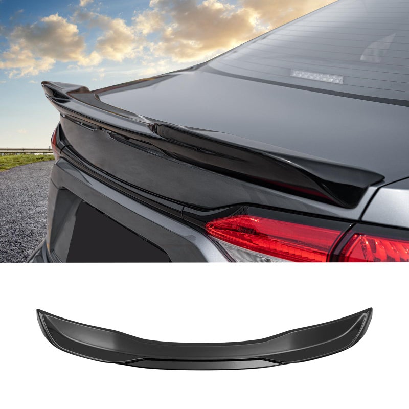 Zekzoop Spoiler Wing Compatible with 20202025 2026 Toyota Corolla Sedan Rear Trunk Spoiler Wing Tail Lip ABS Plastic for Toyota Corolla Sedan Accessories Glossy Black - Image 3