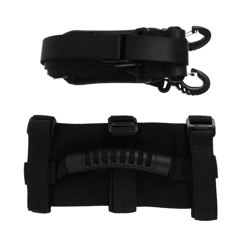 Adjustable Scooter Carrying Strap and Handle Set Black Shoulder Belt for Electric Kick Scooters - Image 2