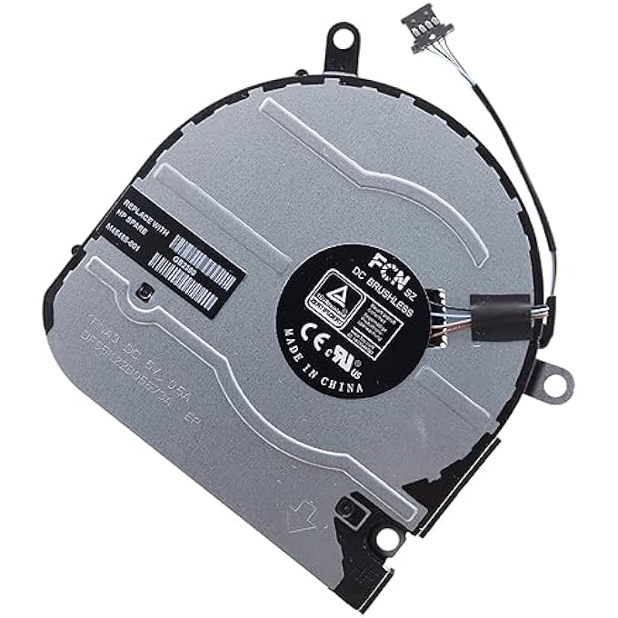 DEAL4GO CPU COOLING FAN M45465-001 REPLACEMENT FOR H P ENVY X360 15-ES 15-EU 15M-EU 15M-ES 15T-ES 15-ES2026NR 15-EU0097NR - Image 1