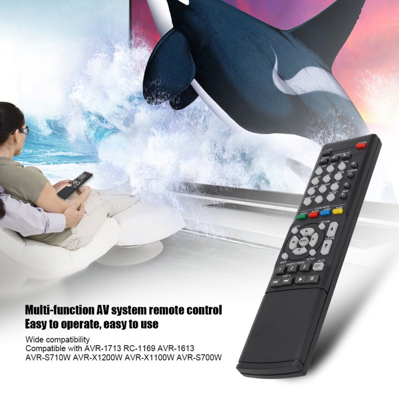 DENON Remote Control for Denon AV System Easy to Operate for AVR-1713 RC-1169 - Low Power Consumption Long Range Durable for Home Entertainment - Image 5