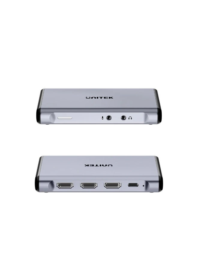 UNITEK 4K@60Hz Video Capture Card – Dual 4K HDMI Loop-Out, USB-C 5Gbps, Plug & Play for Gaming & Live Streaming - Image 3