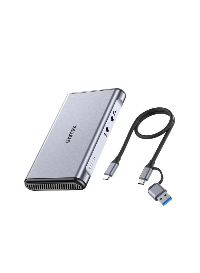 UNITEK 4K@60Hz Video Capture Card – Dual 4K HDMI Loop-Out, USB-C 5Gbps, Plug & Play for Gaming & Live Streaming - Image 2