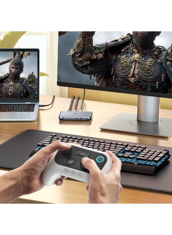 UNITEK 4K@60Hz Video Capture Card – Dual 4K HDMI Loop-Out, USB-C 5Gbps, Plug & Play for Gaming & Live Streaming - Image 5