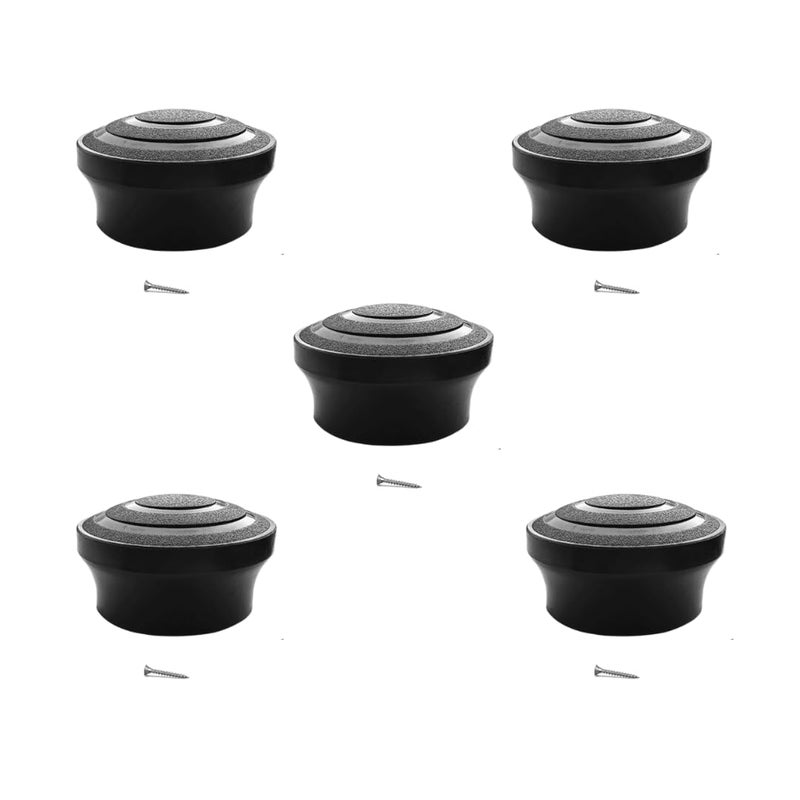 THE COOK HOUSE Plastic Knob for Hot Pot Lid Set of 5 | Pan Lid Replacement Knob | Holding Handle Cover for Cookware Lid | Ideal for Glass Steel Ceramic Lid - Image 1