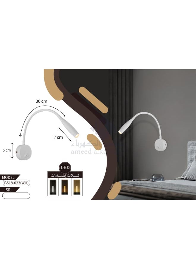 Best Power - Spiral 518-003 LED Wall Light with 3 Dimmable Brightness Levels | Elegant Finish for Modern Interiors - Image 1