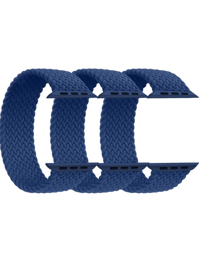 Braided Nylon Solo Loop Band 42mm 44mm 45mm 49mm Wrist Size 135-140mm Compatible with Apple Watch iWatch series 10/Ultra/9/8/7/6/SE/5/4/3/2/1 - Image 1