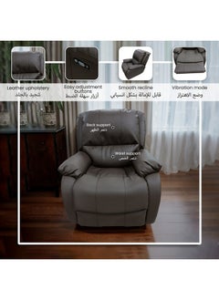 iMassage Elegant and Practical Design Auto Leg Lift Leather Chair Brown AM-2030 - pzsku/ZDF081D370E43EC45177CZ/45/_/1737436774/ffaed422-fef9-45d1-9a05-08e94e0a4a42