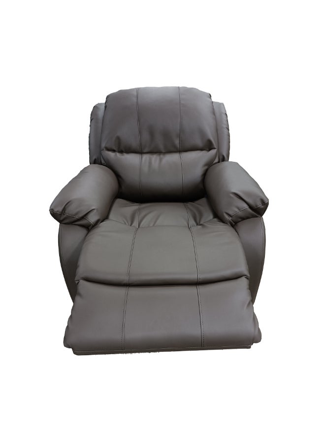 iMassage Elegant and Practical Design Auto Leg Lift Leather Chair Brown 102 x 92 x 98 cm AM-2030 - Image 2