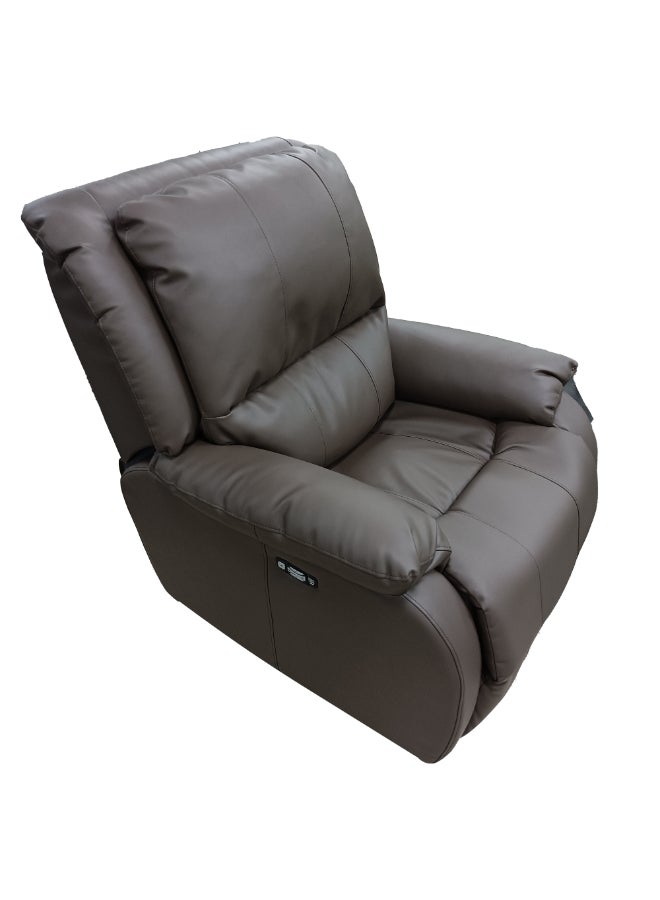 iMassage Elegant and Practical Design Auto Leg Lift Leather Chair Brown 102 x 92 x 98 cm AM-2030 - Image 4