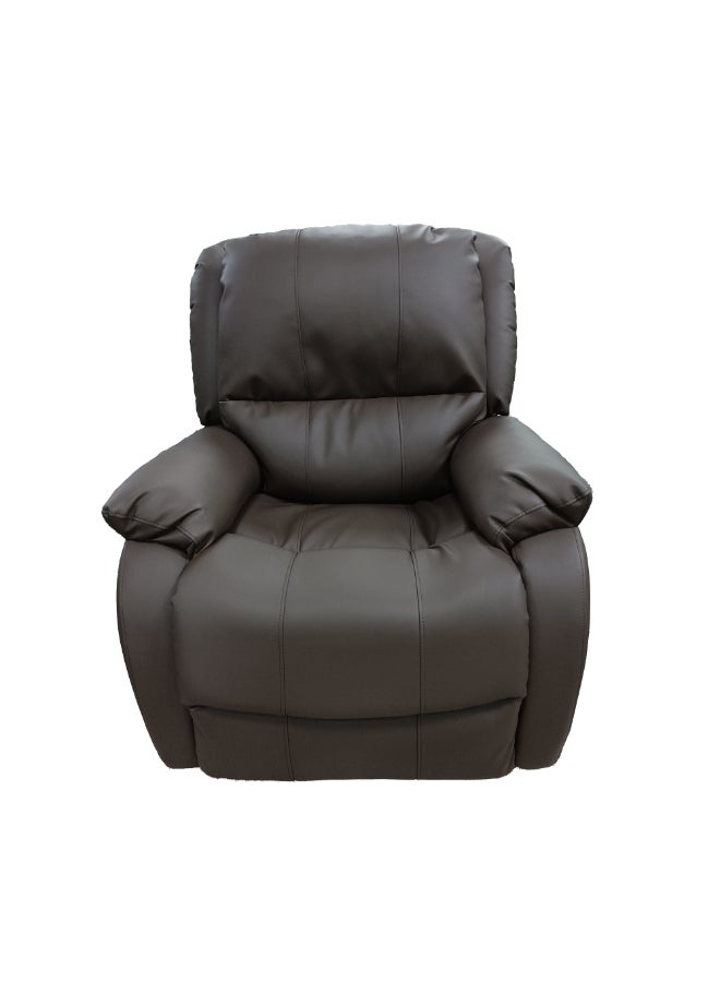 iMassage Elegant and Practical Design Auto Leg Lift Leather Chair Brown 102 x 92 x 98 cm AM-2030 - Image 1