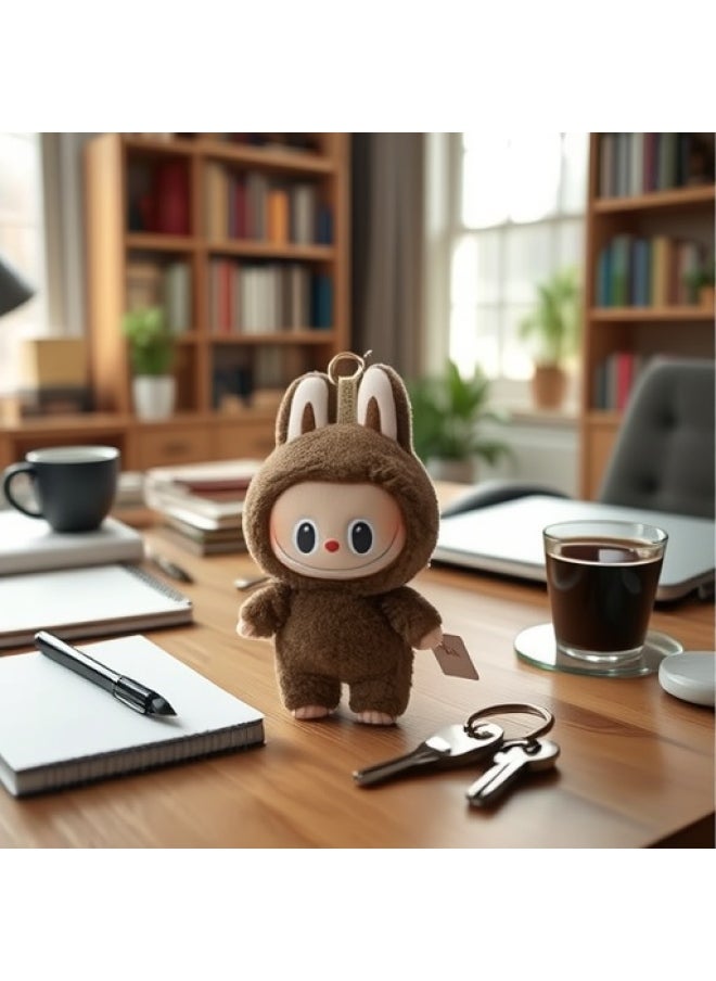 null - Labubu Generation Of The Motherland Version Of The Heart Macaron Bubble Series Fun Blind Box Vinyl Face Plush Doll-Color:Generation [random Blind Box] - Image 1