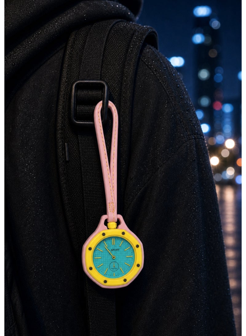 Trendy Fashion Pendant Watch | Iconic Design & Vibrant Colors for a Modern Look - Image 4