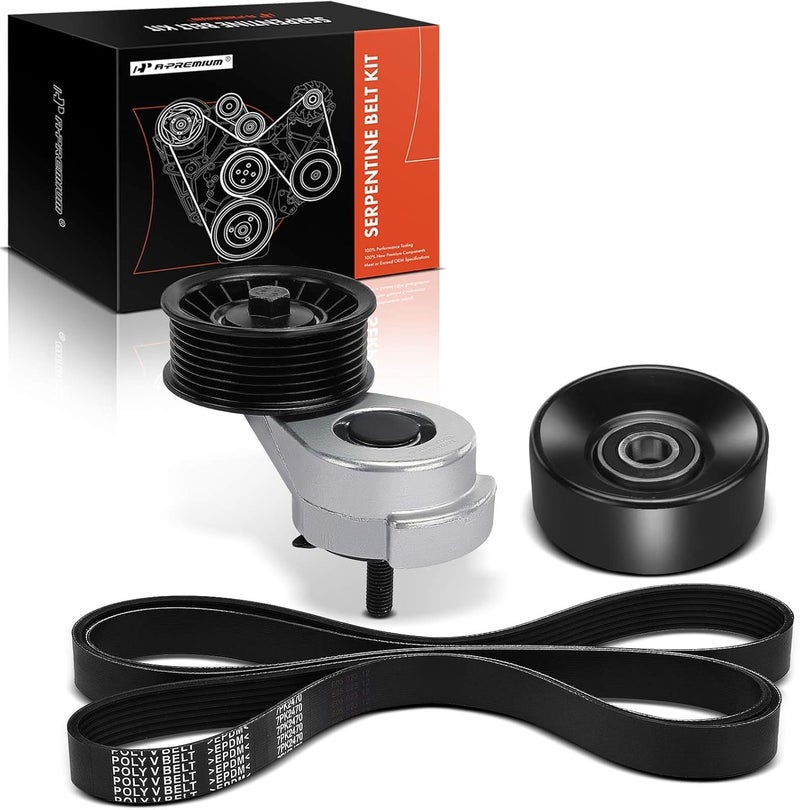 A-Premium Engine Serpentine Belt Drive Component Kit for Dodge and Ram Models - Image 1