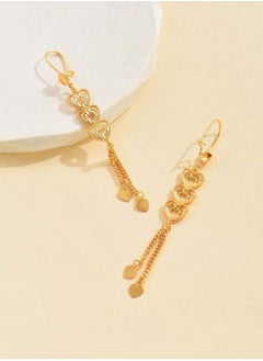 GOLDMAX Elegant 21k Gold Plated Drop Earrings For Women  - Image 2