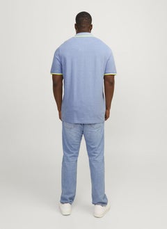 JACK & JONES Plus Size Logo Print Polo Shirt  - Image 2