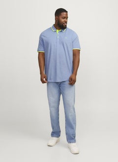 JACK & JONES Plus Size Logo Print Polo Shirt  - Image 4