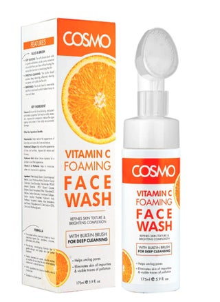 COSMO Vitamin C Foaming Face Wash - 175ml - pzsku/ZDF08803866A1DE3956F7Z/45/_/1734603718/464ef599-309f-496a-abda-e102aa2023fe