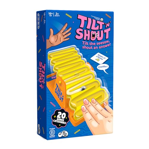 Big Potato Tilt n Shout FastPaced Family Board Game for Adults Kids Shout Out Trivia Party Game with Categories Bonus Content New Board Games 2025 - Image 1