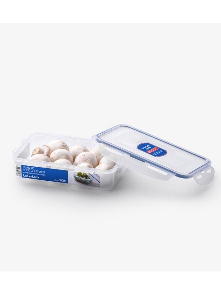 LOCK & LOCK LocknLock 800ml  Rectangular  Airtight Food Storage Container- BPA-Free, Microwave, Freezer, and Dishwasher Safe - Image 3