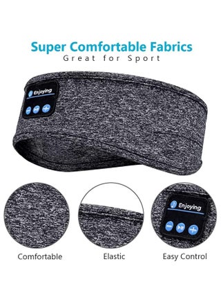 Sleep Headset Bluetooth Headband, Wireless Music Headset,Sleep Mask Earplugs, Suitable for Side Sleepers Exercise, Running, Insomnia, Travel, Yoga,IPX6 Waterproof - view 2