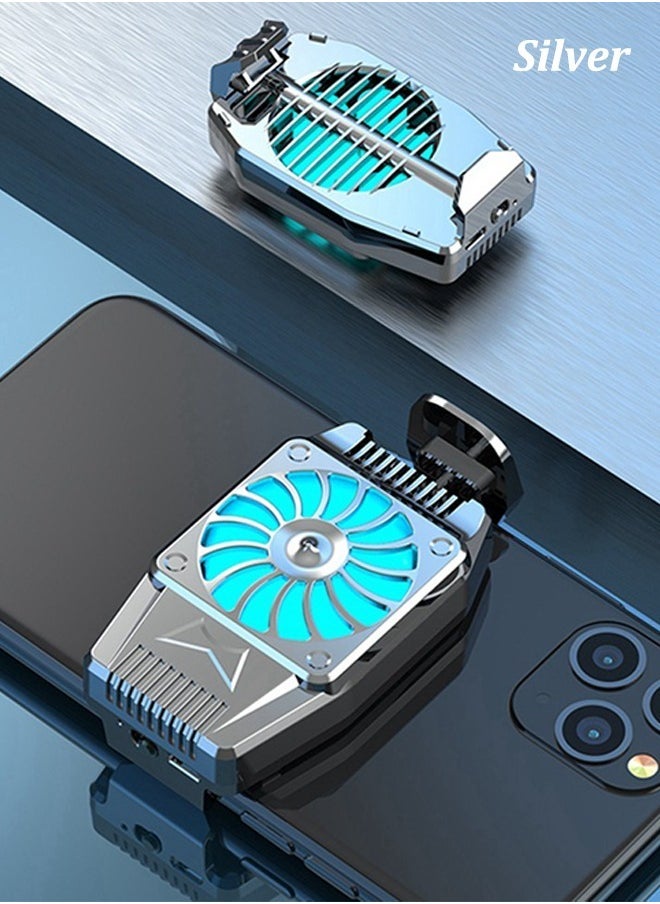 Generic USB Charging Mobile Phone Cooler, Portable Phone Cooling Fan, Intelligent Temperature Control, Not Hinder Game Operation  - Image 5