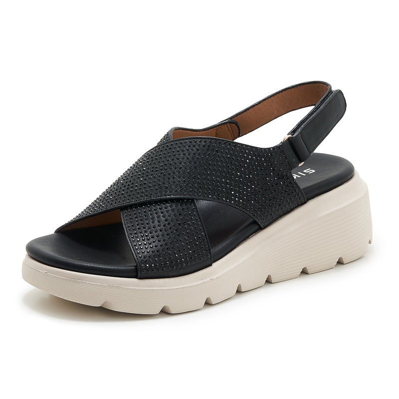 950-7 New Model 2026 Thick-Soled Sandals, Lightweight, Non-Slip, Comfortable, Casual Sports Velcro Women'S Shoes, Dropshipping Available - Image 3