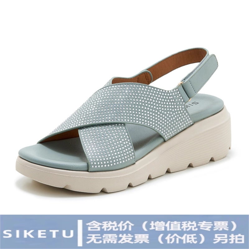 950-7 New Model 2026 Thick-Soled Sandals, Lightweight, Non-Slip, Comfortable, Casual Sports Velcro Women'S Shoes, Dropshipping Available - Image 2