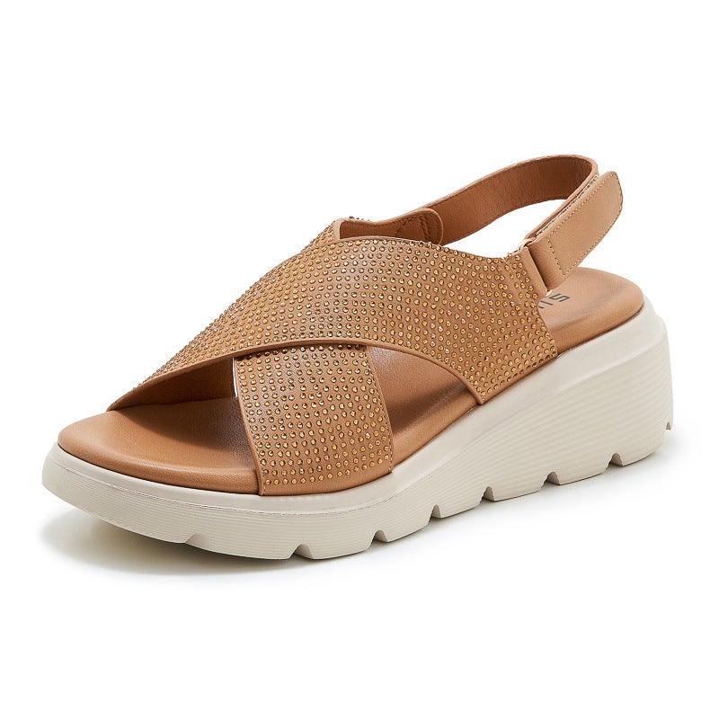 950-7 New Model 2026 Thick-Soled Sandals, Lightweight, Non-Slip, Comfortable, Casual Sports Velcro Women'S Shoes, Dropshipping Available - Image 4
