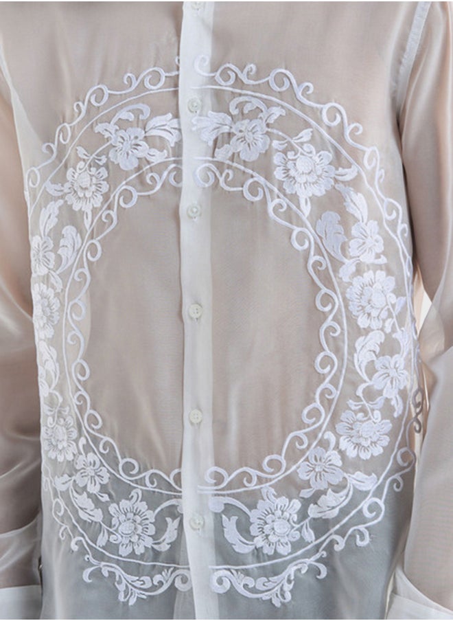 FAV Regular Fit Embroidered Shirt  - Image 3