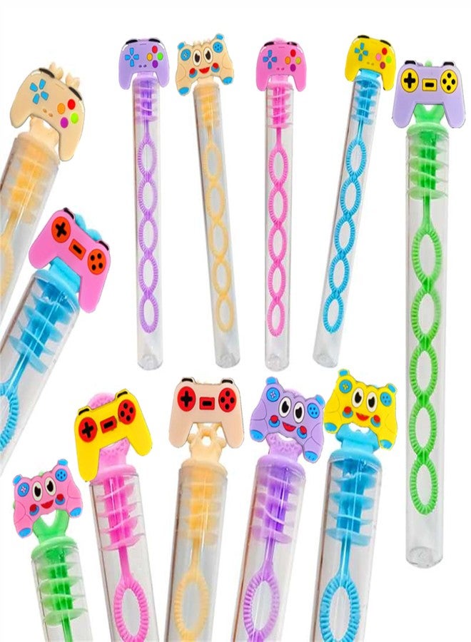 HOZKEAP 24 Packs Bulk Mini Game Shape Bubble Wands, Boys and Girls Holiday Party Favors Student Halloween Party Supply - Image 1