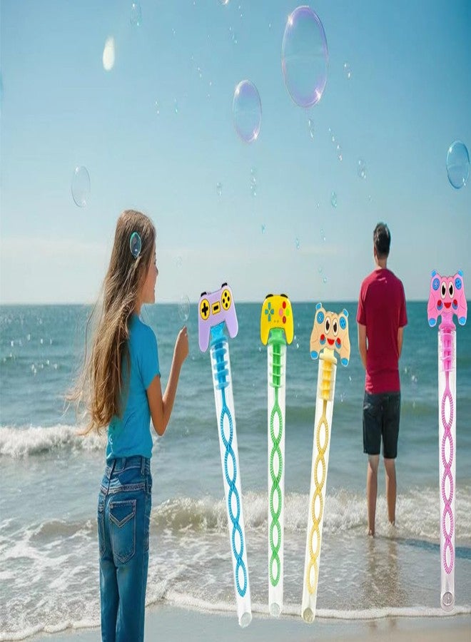 HOZKEAP 24 Packs Bulk Mini Game Shape Bubble Wands, Boys and Girls Holiday Party Favors Student Halloween Party Supply - Image 3